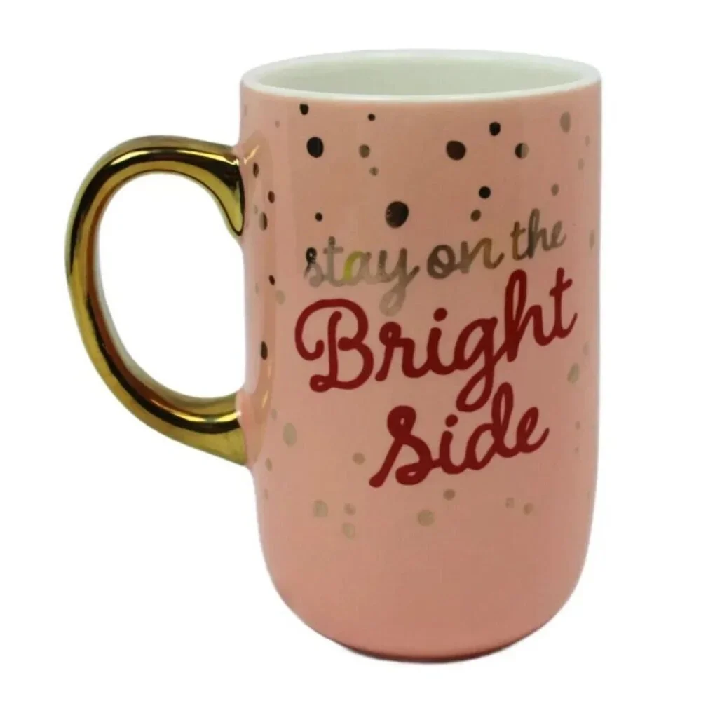 Jumbo Mug Modern Expressions Coffee Tea 20.6 oz Gift Stay On The Bright Side New